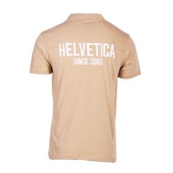 Polo khaki manche courte avec logo 14 grenoble Homme HELVETICA