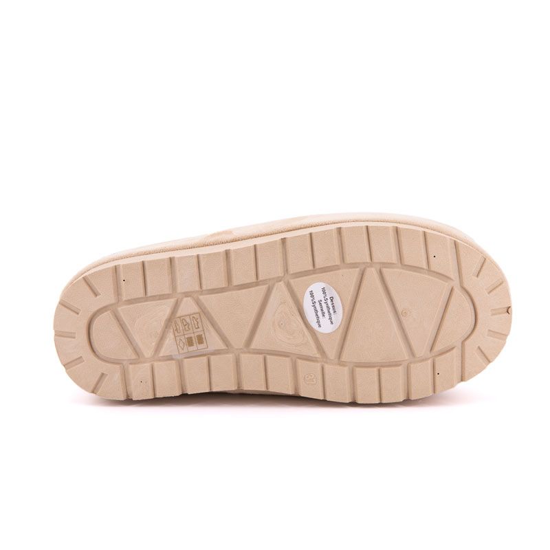 Bottine courte fourree lindy tissu contour du 37 au 41 Femme BURTON OF LONDON