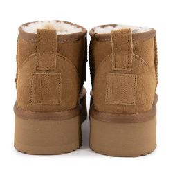 Bottine beige plateforme fourree k41209 du 36 au 40 Femme KELARA