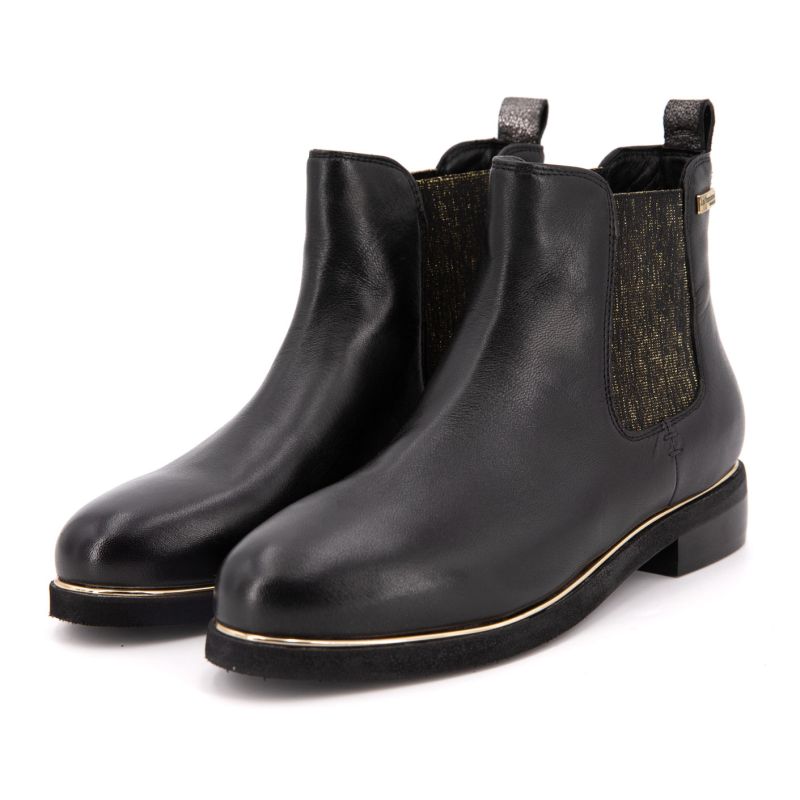 Bottines c044738 micky noir lisere or 36-41 Femme LES TROPEZIENNES PAR M.BELARBI Bottines c044738 micky noir lisere or 36-41 Femme LES TROPEZIENNES PAR M.BELARBI