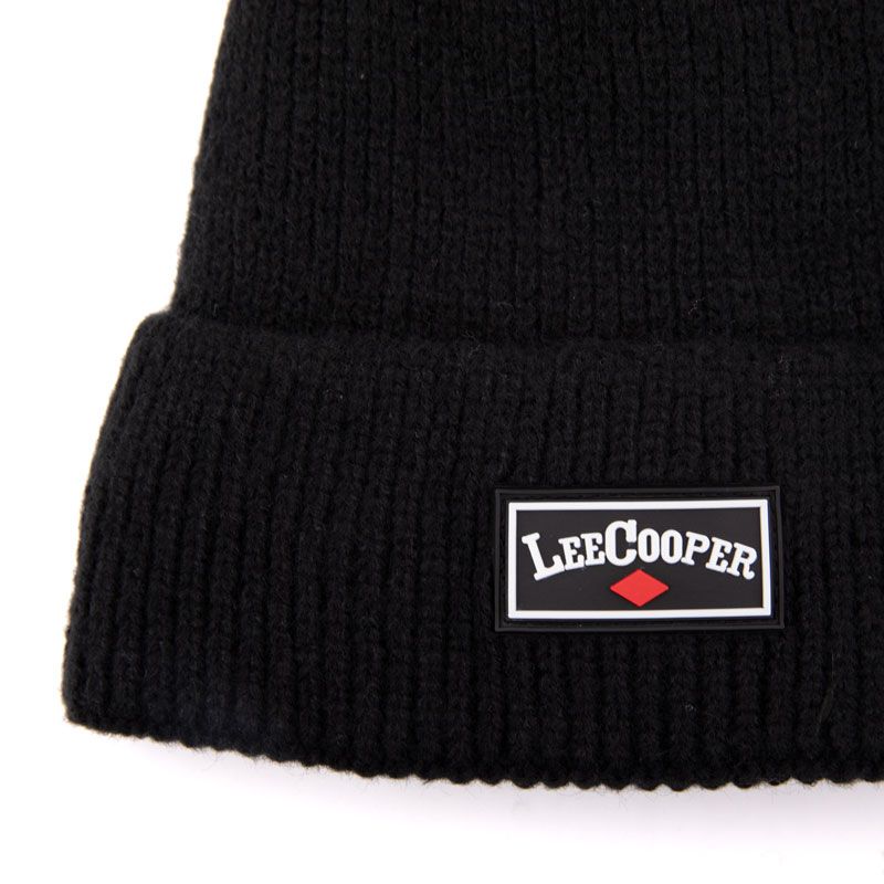 Bonnet double avec pompom malek Femme LEE COOPER Bonnet double avec pompom malek Femme LEE COOPER