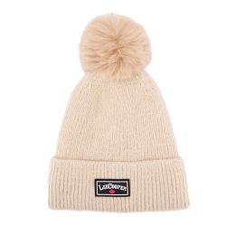 Bonnet double avec pompom malek Femme LEE COOPER
