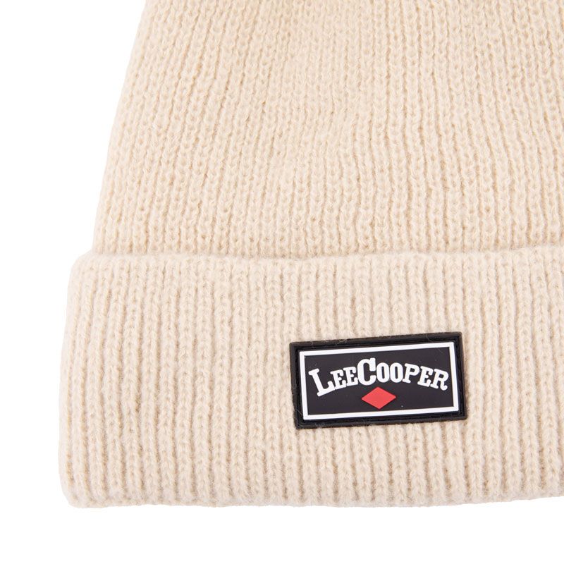 Bonnet double avec pompom malek Femme LEE COOPER