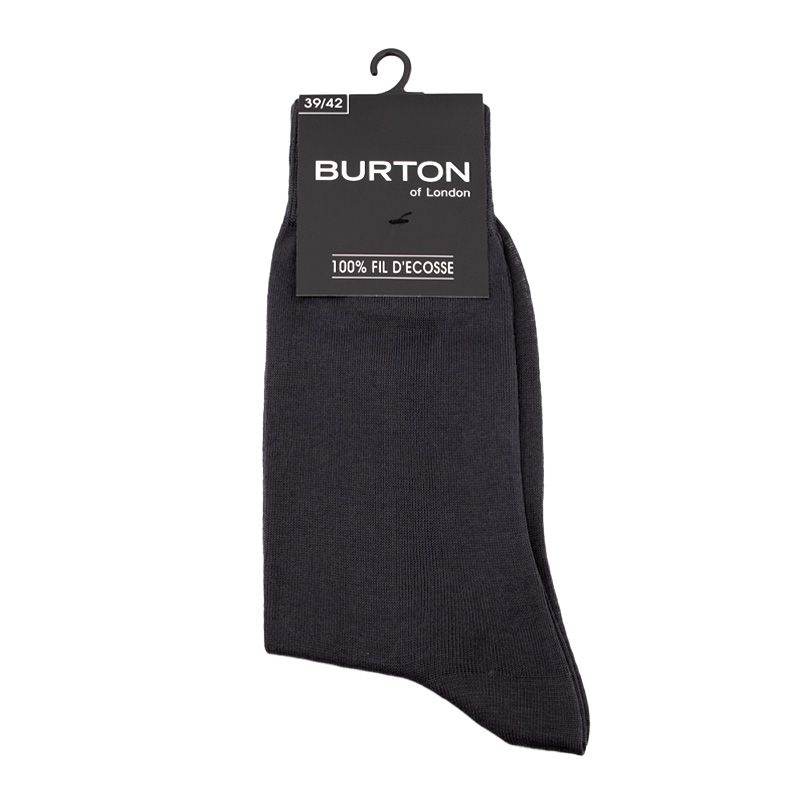 1 paire de chaussettes oliviero 100% fil d'ecosse Homme BURTON OF LONDON