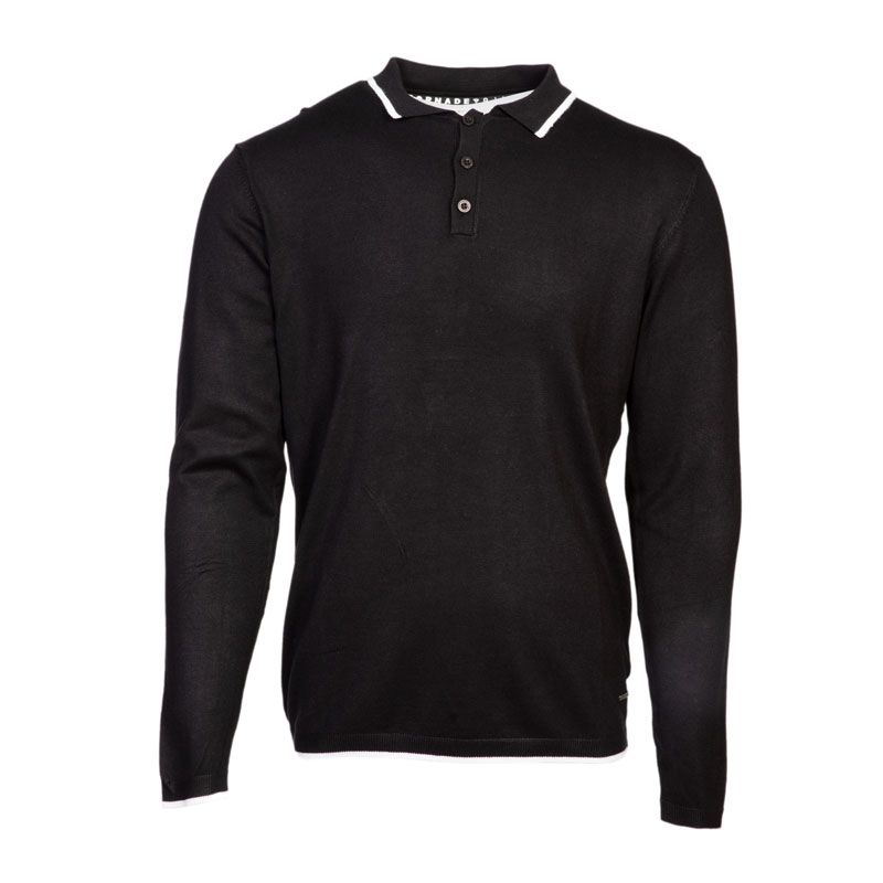 Polo maille long lisere 21550 Homme BILL TORNADE