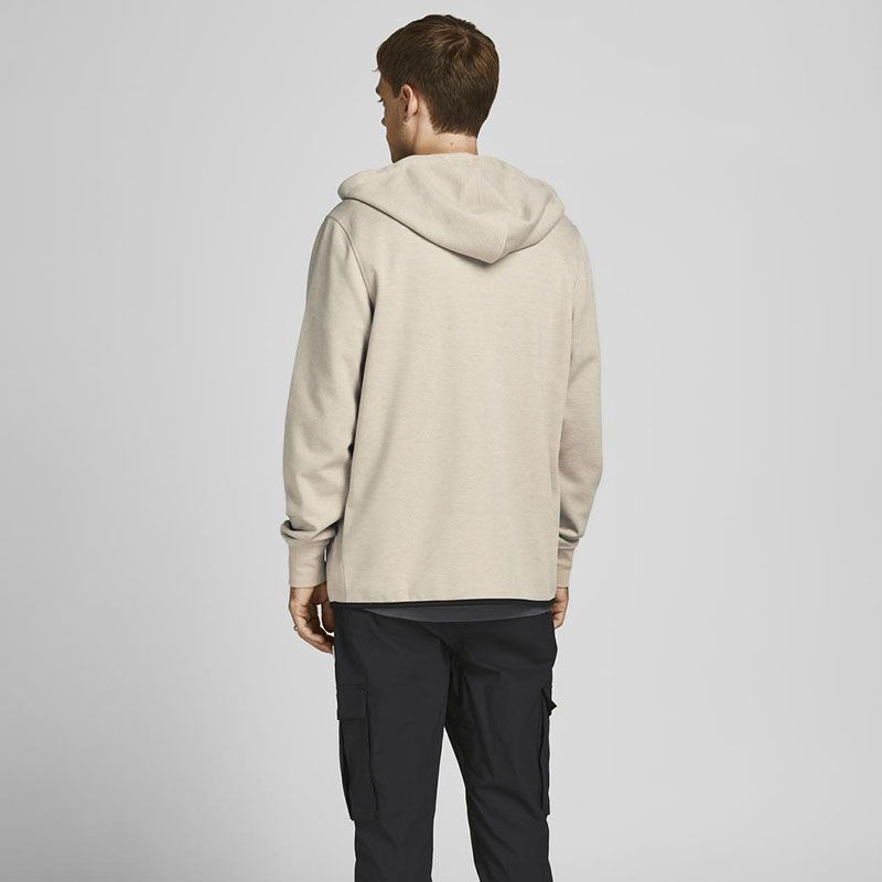 Jwhair sweat zip hood oxford ten Homme JACK & JONES Jwhair sweat zip hood oxford ten Homme JACK & JONES