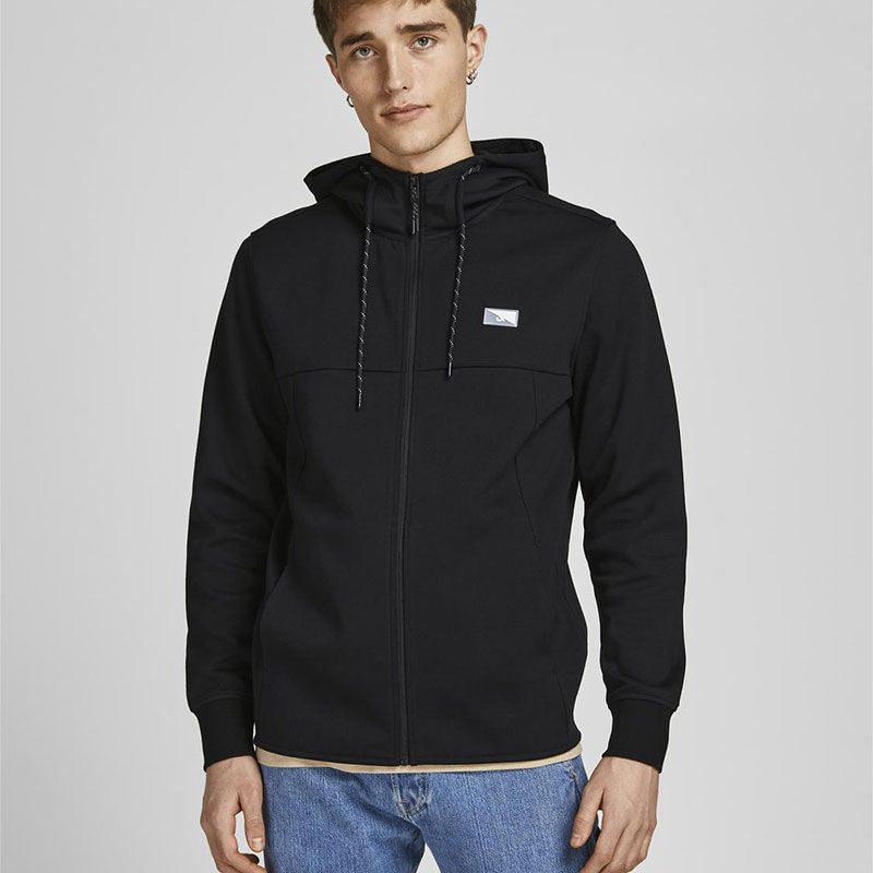 Jwhair sweat zip hood oxford ten Homme JACK & JONES Jwhair sweat zip hood oxford ten Homme JACK & JONES