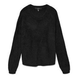 Pull burnt sienna puff ls o-neck 10310876 Femme VERO MODA Pull burnt sienna puff ls o-neck 10310876 Femme VERO MODA