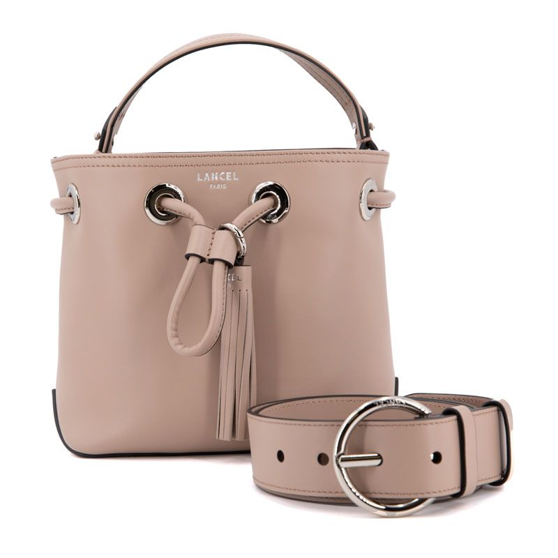 Sac seau cuir mini 20x20x10cm Femme LANCEL