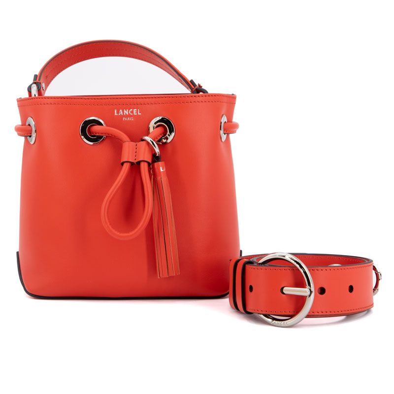 Sac seau cuir mini 20x20x10cm Femme LANCEL