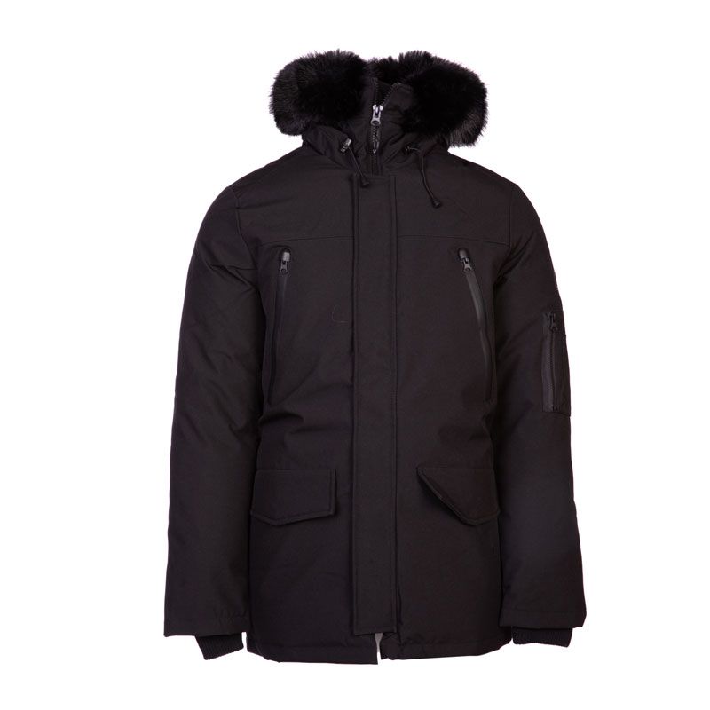 Parka curling full black Homme PARAGOOSE