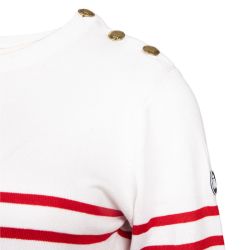 Pull femme raye bouton epaule rakel Femme BURTON OF LONDON Pull femme raye bouton epaule rakel Femme BURTON OF LONDON