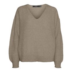 Mili ls v-neck pullover ga boo balsam green 10310843 xs au xl Femme VERO MODA