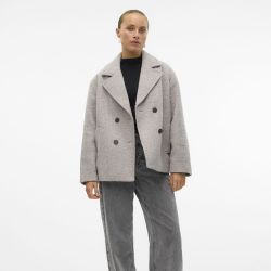 Elitebella jacket boo light grey melange 10310746 xs au xl Femme VERO MODA Elitebella jacket boo light grey melange 10310746 xs au xl Femme VERO MODA