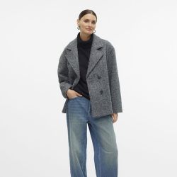 Elitebella jacket boo light grey melange 10310746 xs au xl Femme VERO MODA Elitebella jacket boo light grey melange 10310746 xs au xl Femme VERO MODA