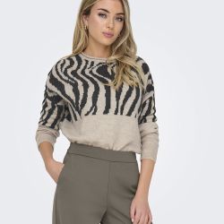 Pull ml pirate black onljade zebra ls o-neck 15324454 Femme ONLY Pull ml pirate black onljade zebra ls o-neck 15324454 Femme ONLY