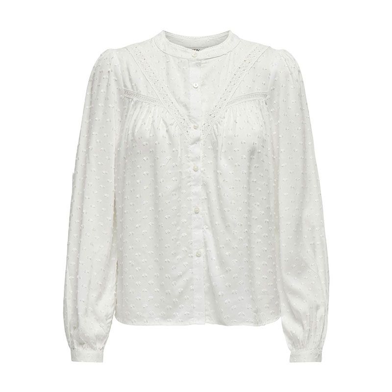 Chemise cloud dancer jdyjade life l/s dentelle 15317255 Femme JDY