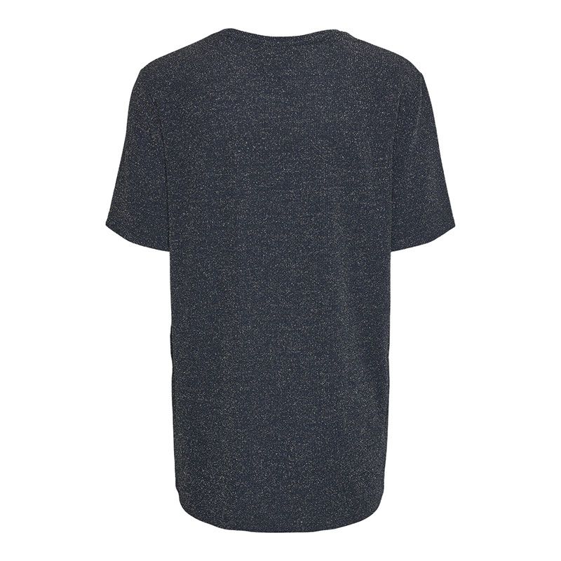 Tee shirt maritime blue pclina ss oversize 17133911 Femme PIECES