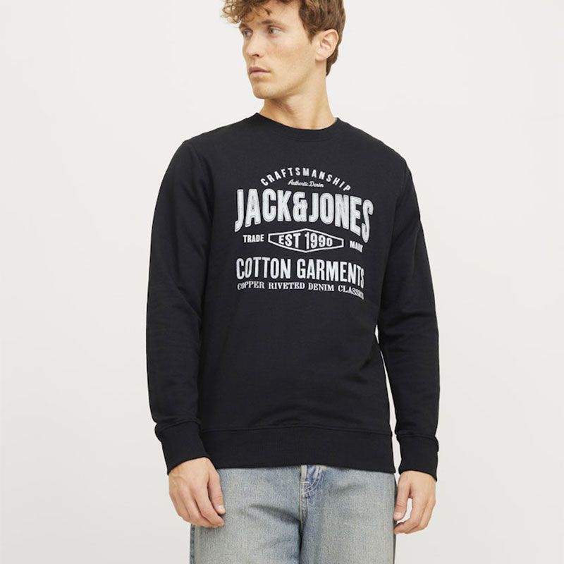 Sweat col rond jjjeans 12257108 Homme JACK & JONES Sweat col rond jjjeans 12257108 Homme JACK & JONES