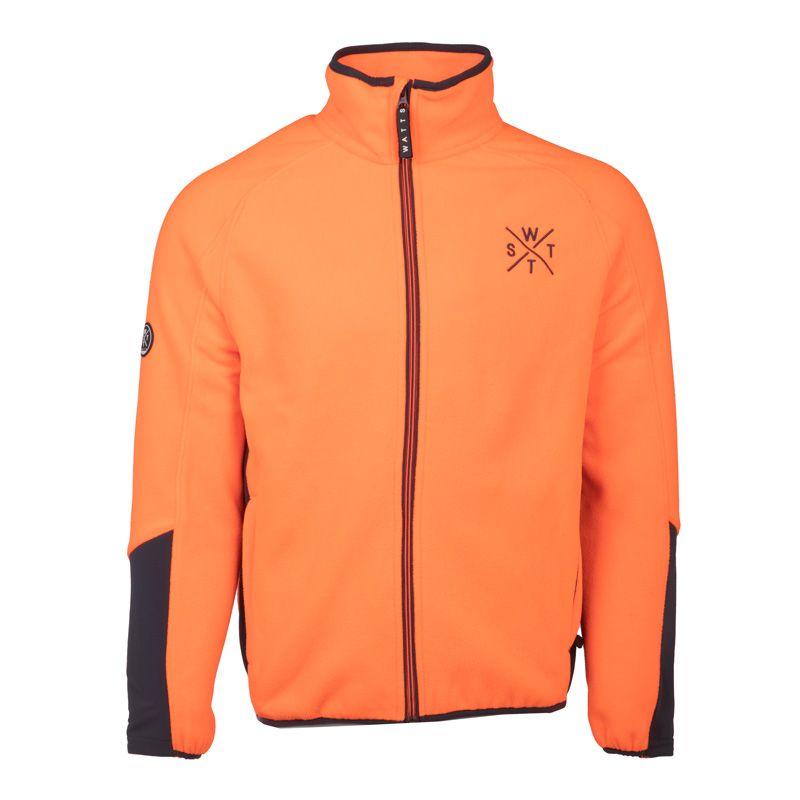 Veste micro polaire fluo orange 1cloud Mixte WATTS