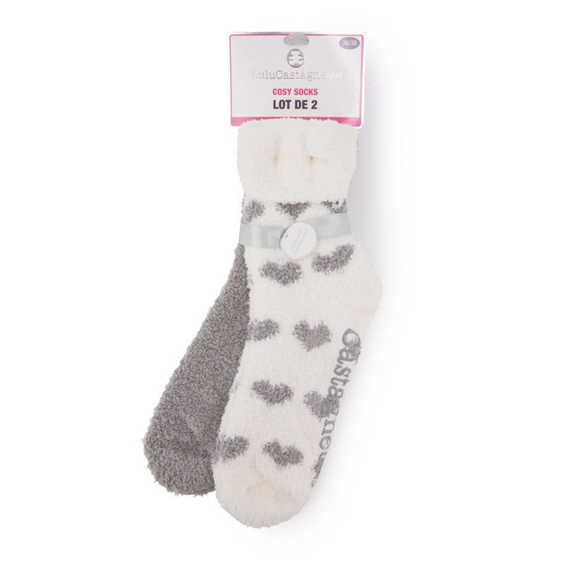 Yara lot de 2 cosy socks Femme LULU CASTAGNETTE