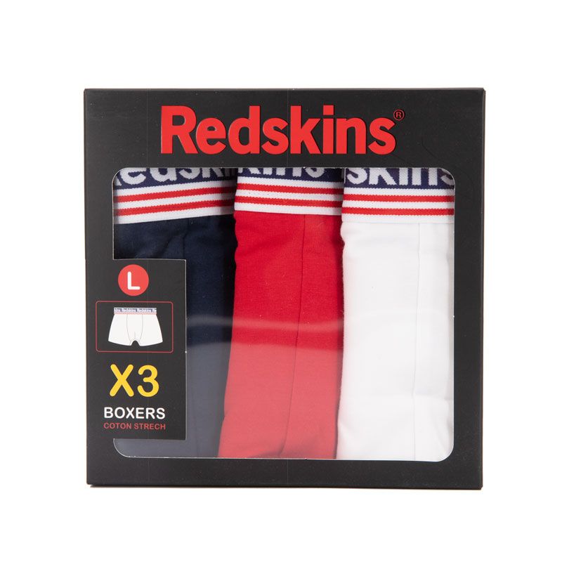 Boxer pack de 3 luciano Homme REDSKINS