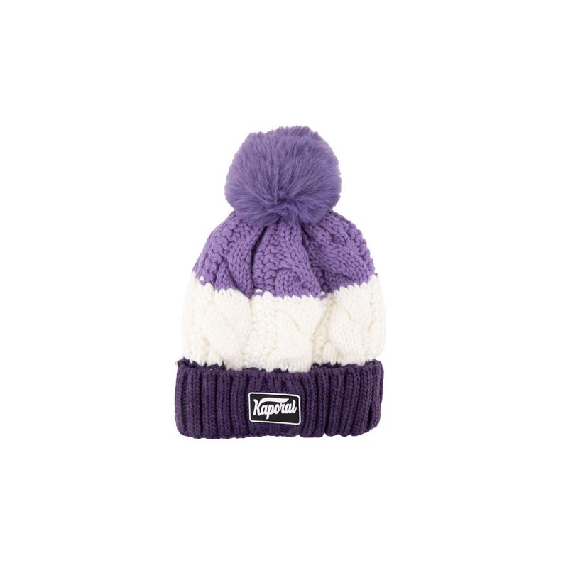 Bonnet tricolore pompon isaya Homme KAPORAL