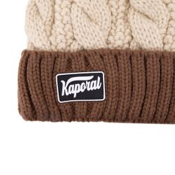 Bonnet tricolore pompon isaya Homme KAPORAL Bonnet tricolore pompon isaya Homme KAPORAL