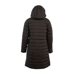 Doudoune longue capuche soft coat black spoutnic 2 Femme PYRENEX
