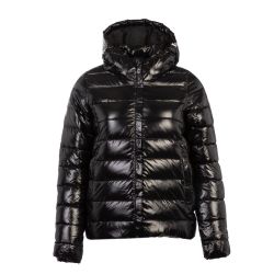 Doudoune capuche shiny milk spoutnic 2 Femme PYRENEX