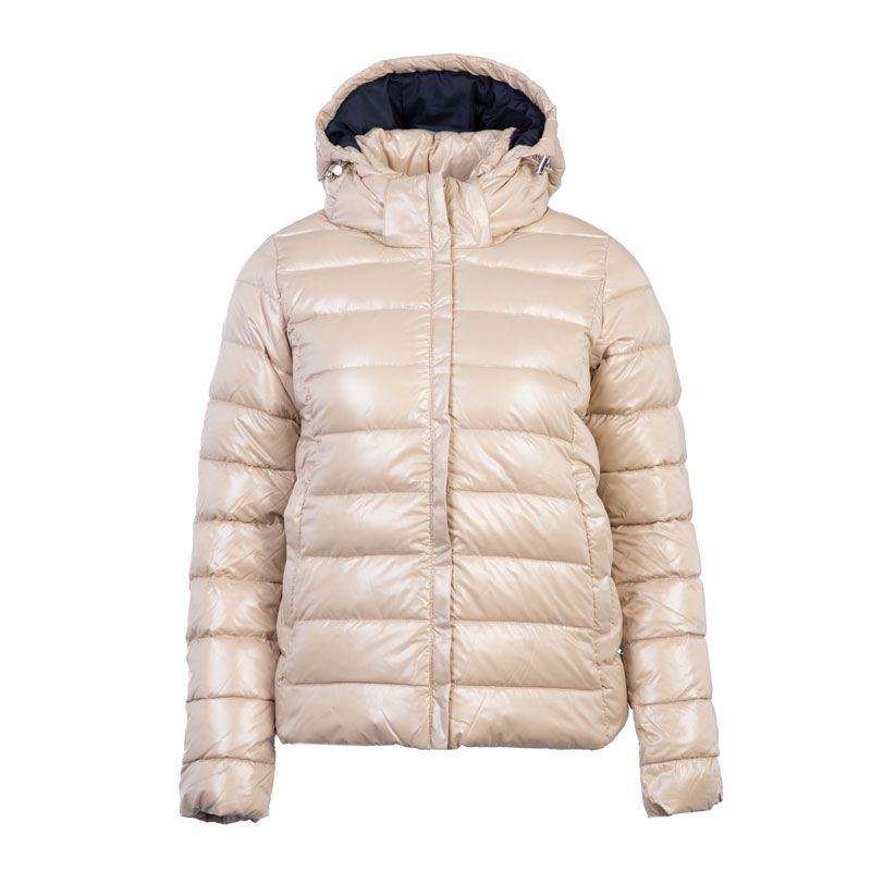 Doudoune capuche shiny milk spoutnic 2 Femme PYRENEX