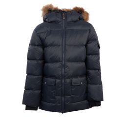 Doudoune à capuche à fourrure mat authentic Enfant PYRENEX