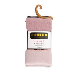 Fanta lot de 2 chaussettes femme Femme RODIER