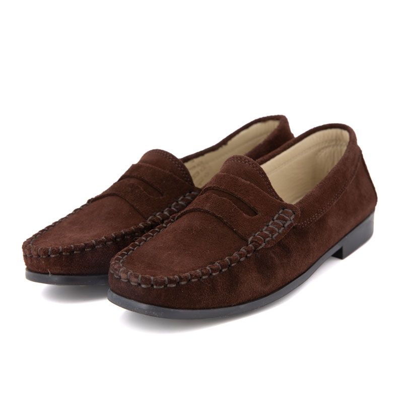 MOCASSIN 97 158 CROUTE VELOUR 448 MARRON FONCE T36-41 MOCASSIN 97 158 CROUTE VELOUR 448 MARRON FONCE T36-41
