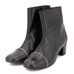 BOTTINE RAOLA NAPPA NOIR/LISERET BEIGET36-41 BOTTINE RAOLA NAPPA NOIR/LISERET BEIGET36-41