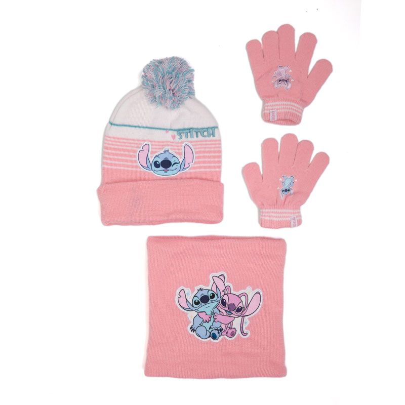 Bonnet gants snood lilo & stitch dis lis 5238c530 Enfant TOM & KIDDY