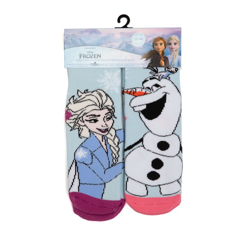 Lot de 2 chaussettes la reine des neiges fro24-2219 Enfant TOM & KIDDY