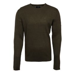 Pull cotelé col rond beren Homme KAPORAL