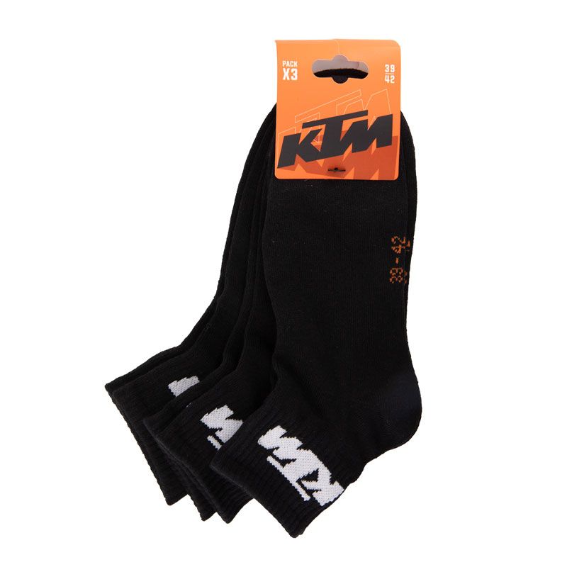 LOT DE 3 CHAUSSETES MID HOMME KTM/1/SMDX3/BL39