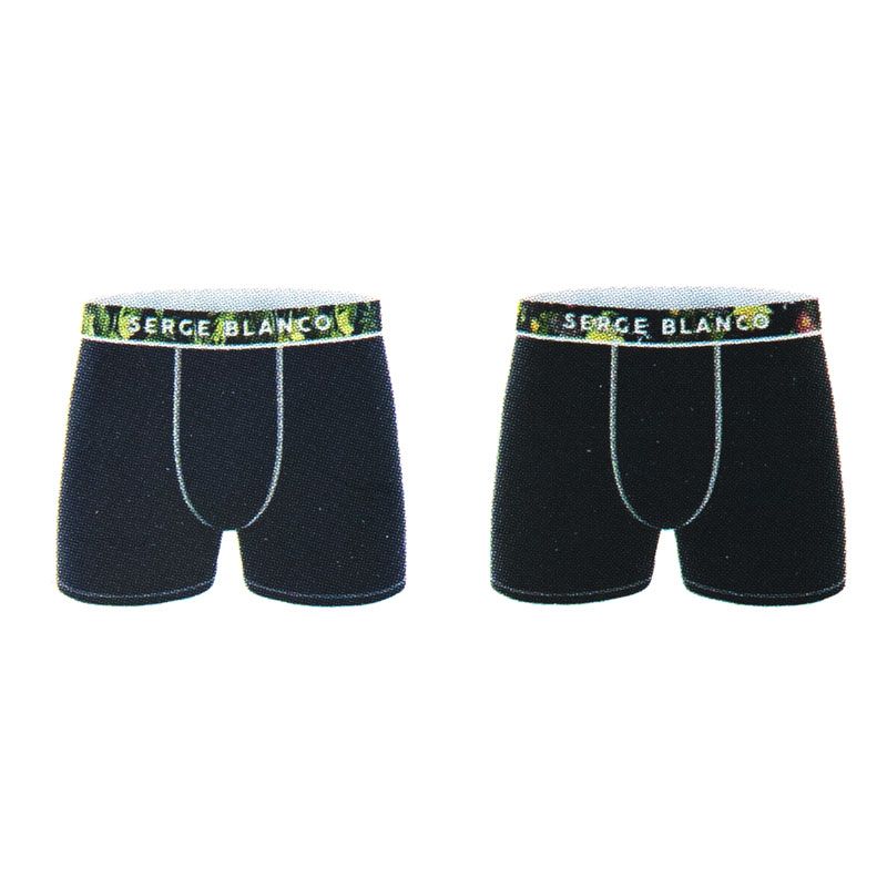 Lot de 2 boxer homme ceinture en sublimation serge blanco Homme SERGE BLANCO