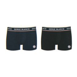 Lot de 2 homme boxer coton elasthanne serge blanco Homme SERGE BLANCO