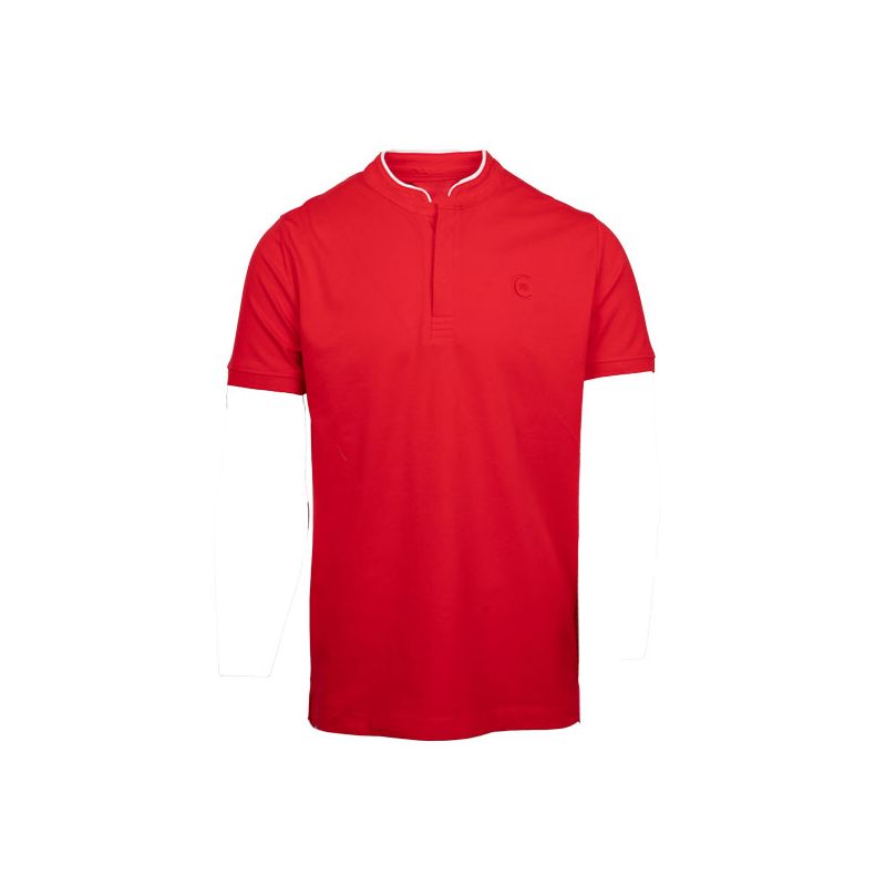 Polo manches courtes col mao firenza Homme CERRUTI