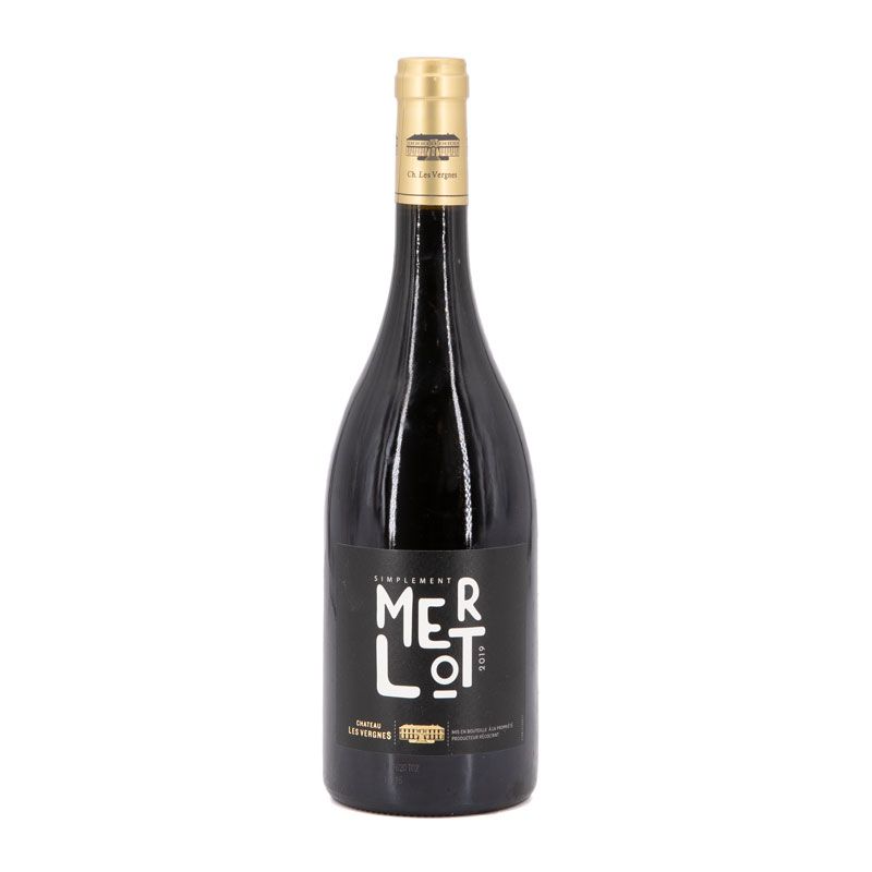 Aop bordeaux rouge 2019 simplement merlot ar15180 Mixte CHATEAU LES VERGNES