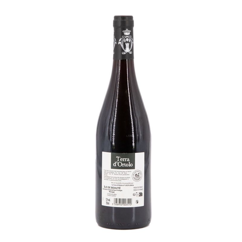 Igp ile de beaute rouge 2022 terra d'ortolo ar14520 Mixte LA CAVE D ALERIA