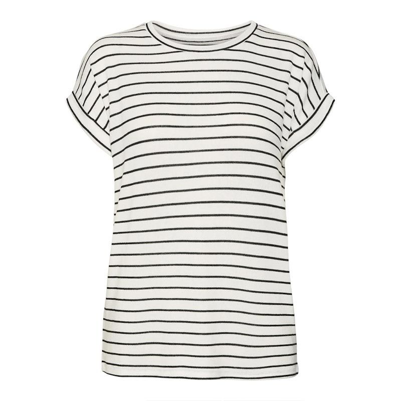 Pull mc o-nek vmbriannasnow white noir 10291353 4235 Femme VERO MODA