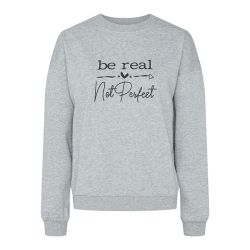 SWEAT OVERSIZE ML PCMARIA LIGHT GREY MELANGE 17155081 4267