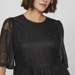 ROBE VIKAYLE 2/4 BLACK 14106265 4365 ROBE VIKAYLE 2/4 BLACK 14106265 4365