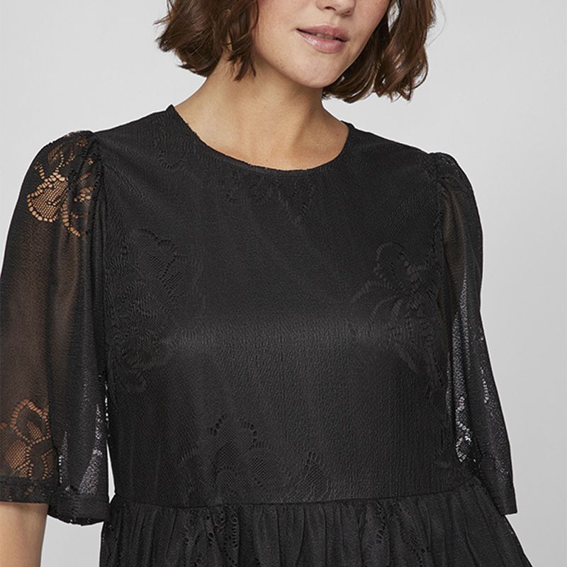 ROBE VIKAYLE 2/4 BLACK 14106265 4365 ROBE VIKAYLE 2/4 BLACK 14106265 4365