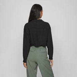 CHEMISE VIDOMIRA L/S V-NECK BLACK BEAUTY 14095705 4365