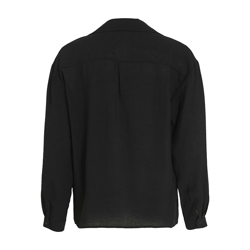 CHEMISE VIDOMIRA L/S V-NECK BLACK BEAUTY 14095705 4365